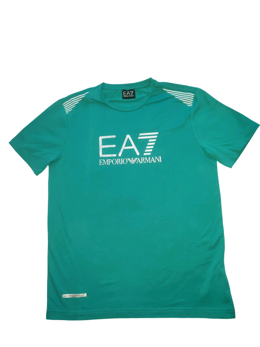 EA7 Emporio Armani Ventus 7 Logo Teal Green T-Shirt