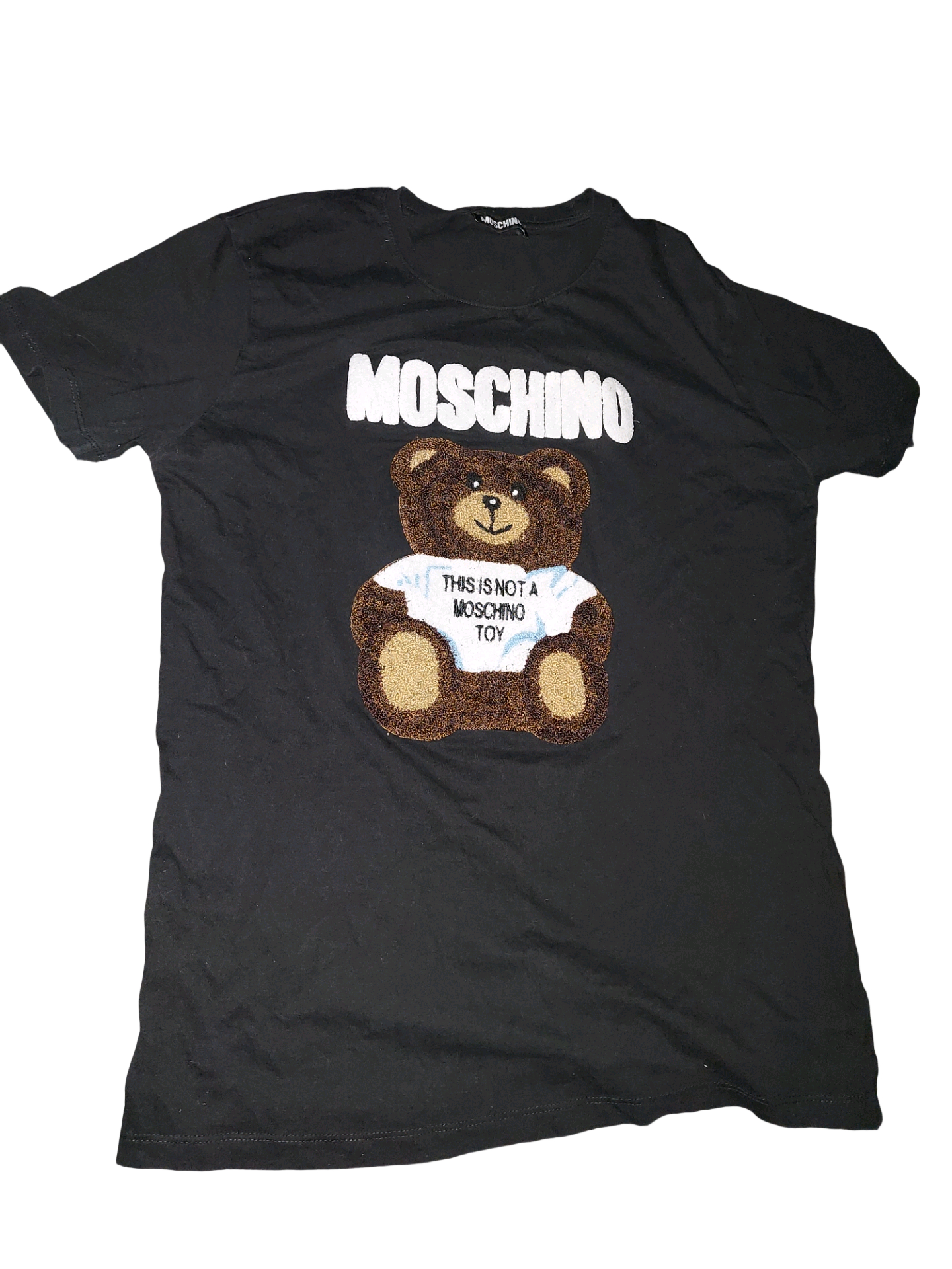 Moschino Teddy Bear “Not A Toy” T-Shirt Black