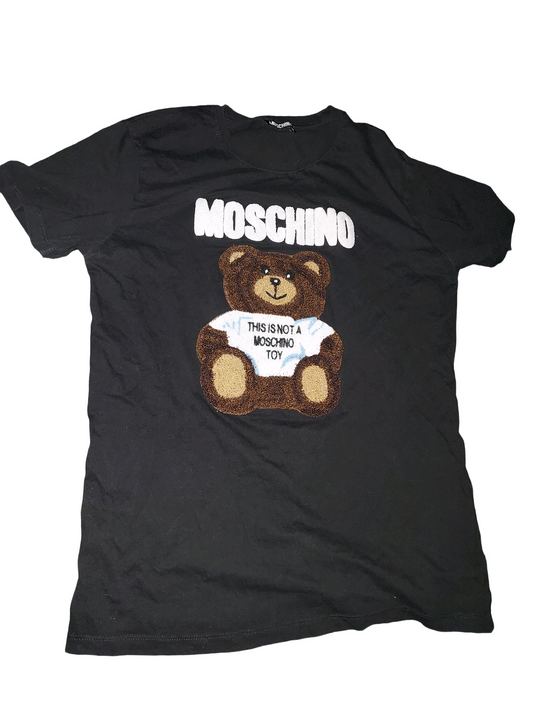 Moschino Teddy Bear “Not A Toy” T-Shirt Black