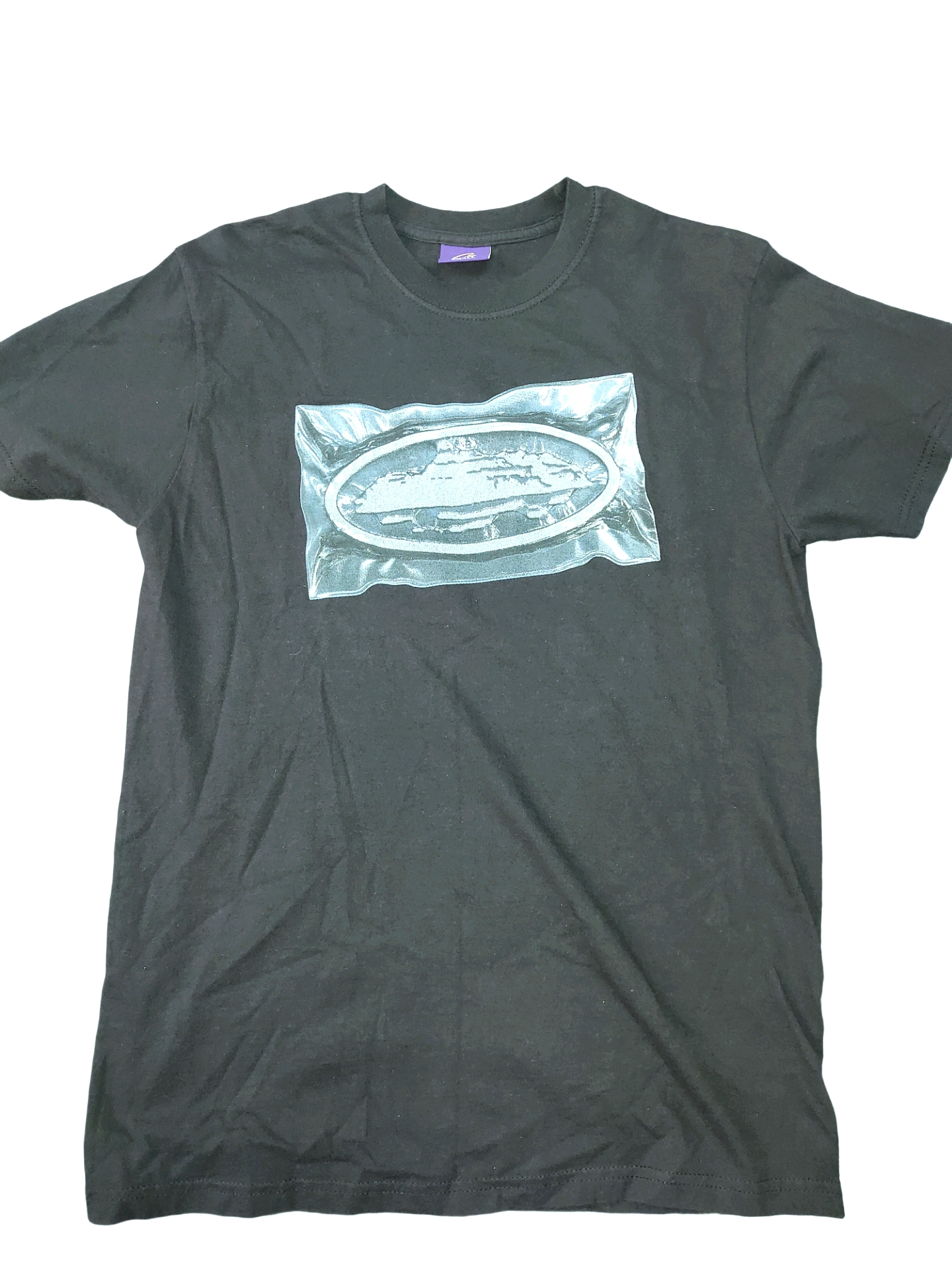 Black Corteiz “Vacuum Sealed” T-Shirt Size S