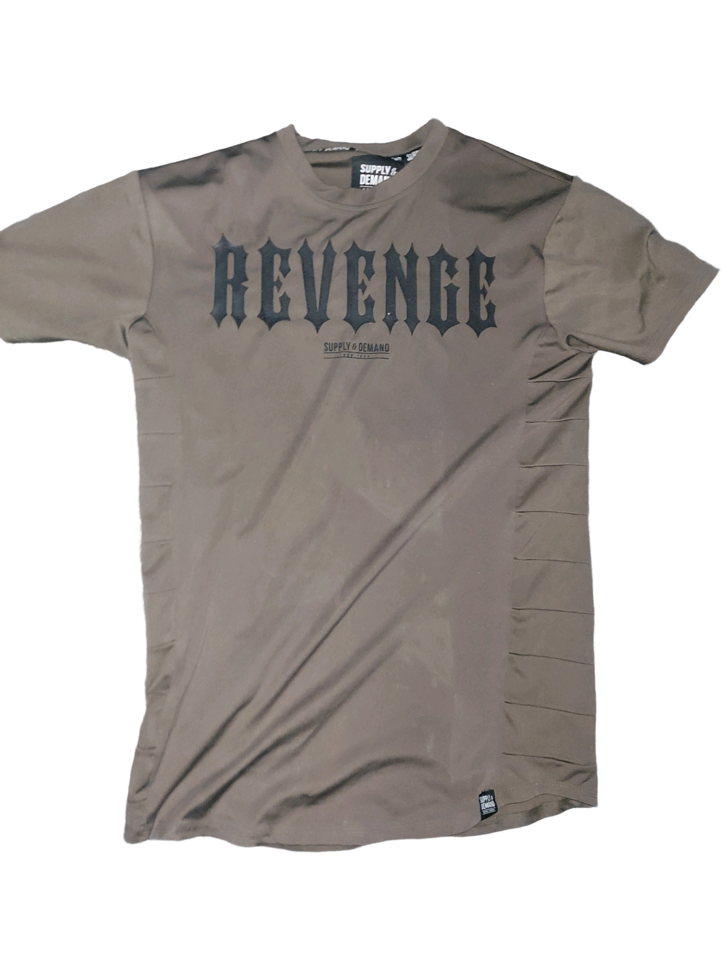 Supply & Demand Revenge T-Shirt Khaki Green Size M
