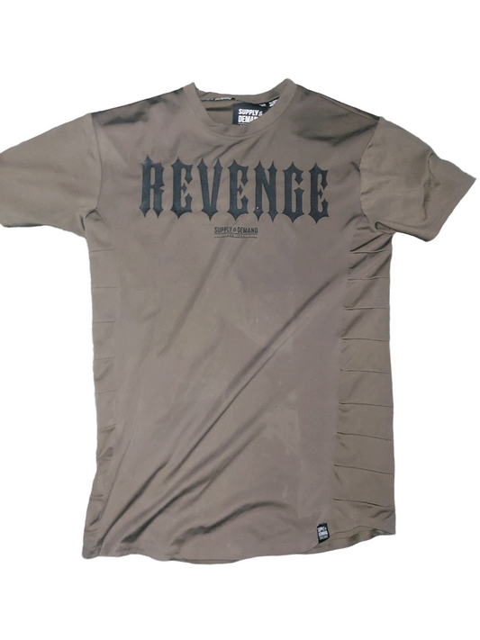 Supply & Demand Revenge T-Shirt Khaki Green Size M