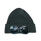 C.P. Company Goggle Beanie Hat (Black)