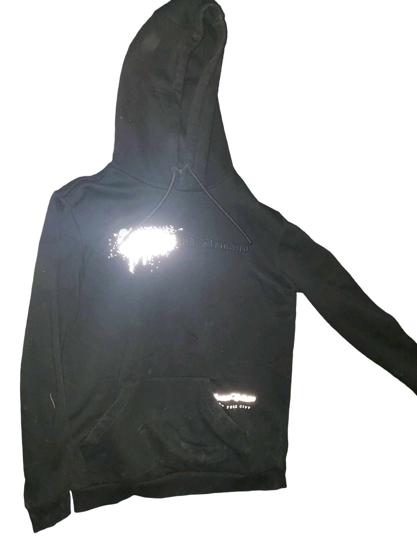Supply & Demand Marker Reflective Pullover Hoodie Black (Size S)