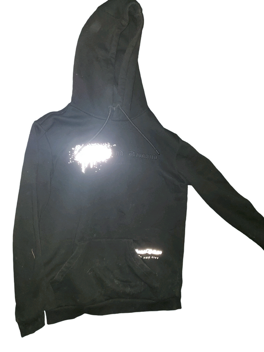 Supply & Demand Marker Reflective Pullover Hoodie Black (Size S)