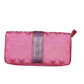 Coach Signature Stripe Zip Around Wallet Pink Canvas & Leather