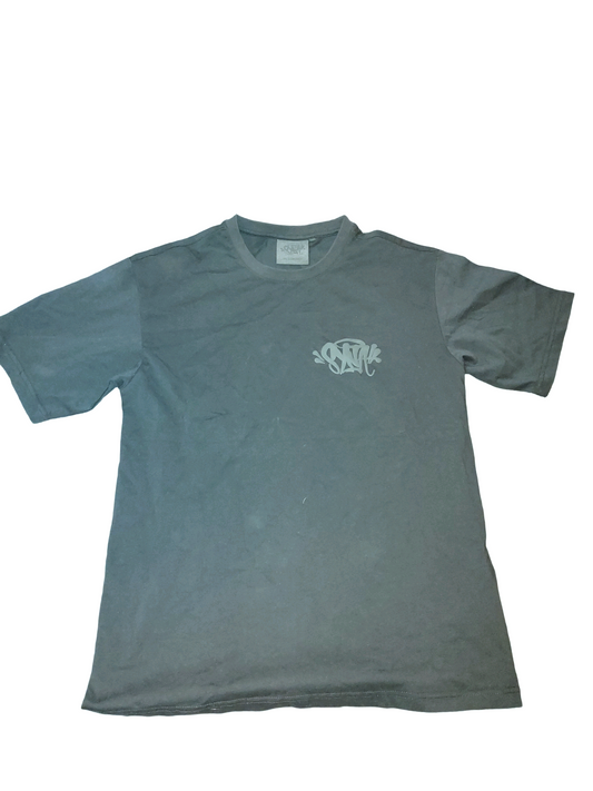Syna World “Forgive Me” Script T-Shirt Grey Size M