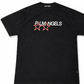 Palm Angels Racing Star T-Shirt Black Size Large