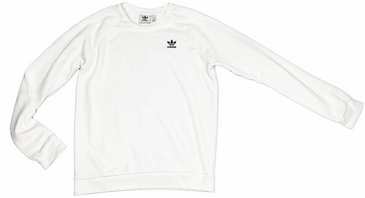 Adidas Originals Crewneck Sweatshirt White Size Small