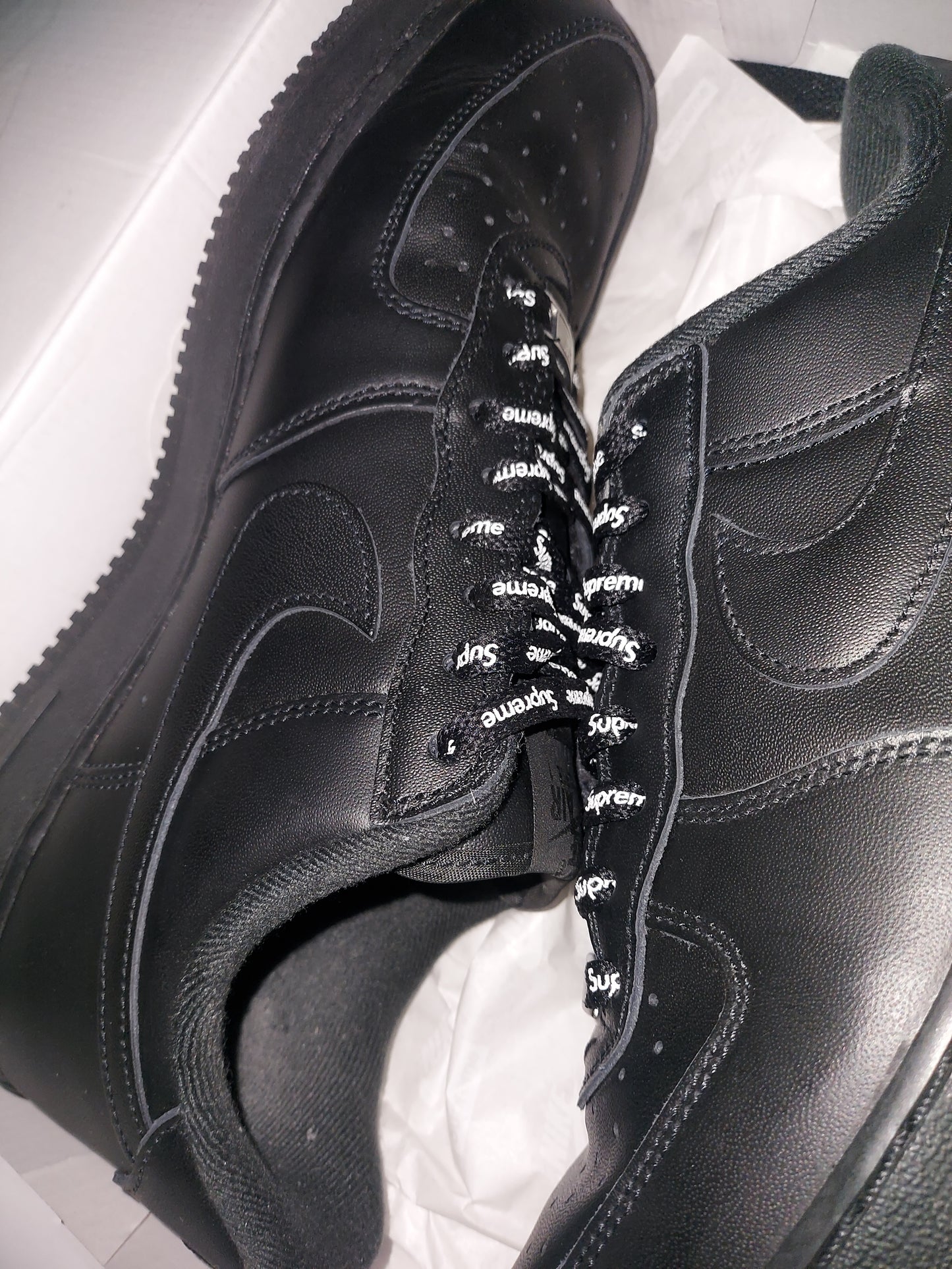 Nike x Supreme Air Force 1 Low Black Size 8.5