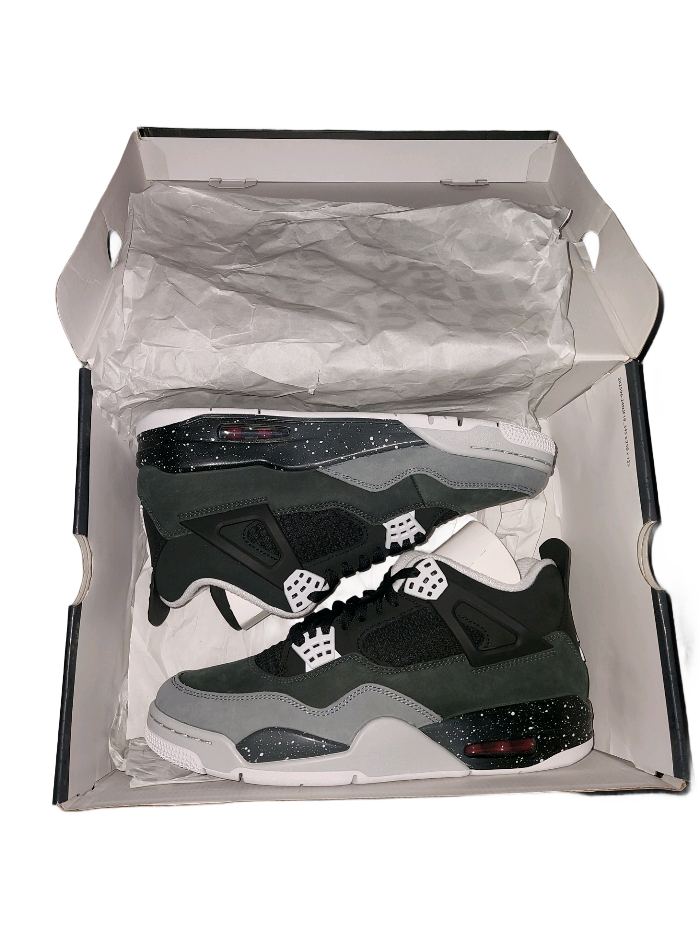 Air Jordan 4 Retro “Fear” Black/Grey (Size 8.5)