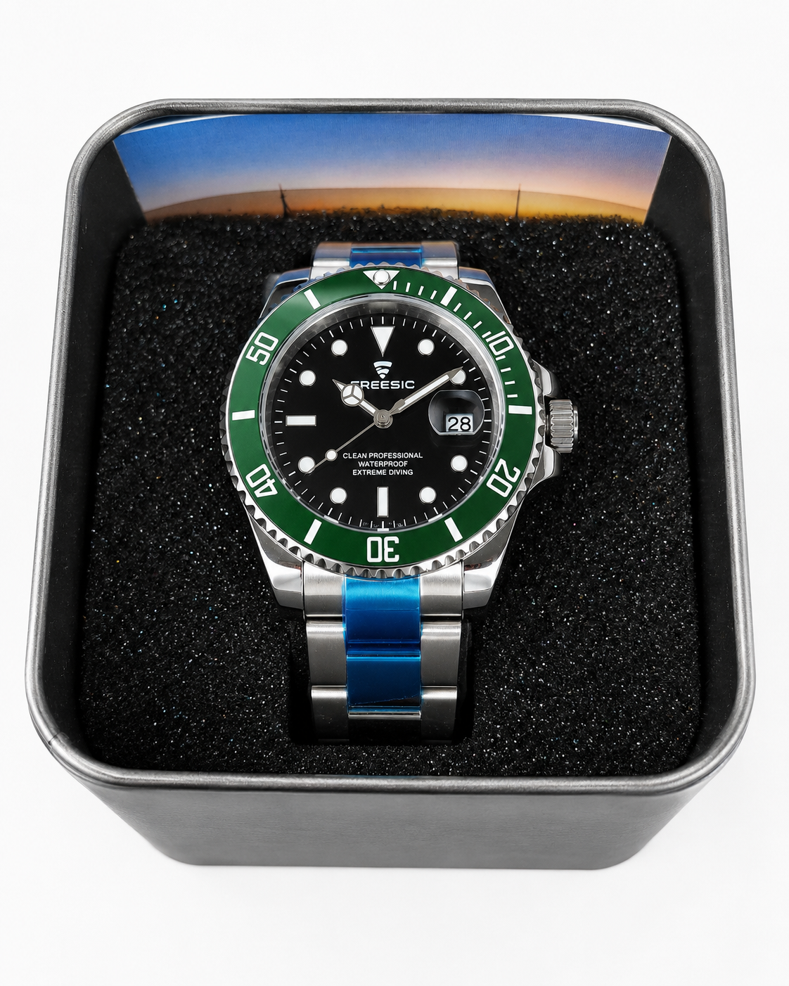 Fredric Ocean Professional Green Diver Watch (COD.36)