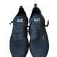 EA7 Emporio Armani Crusher Distance Knit Trainers – Black/Gold (Size 9)