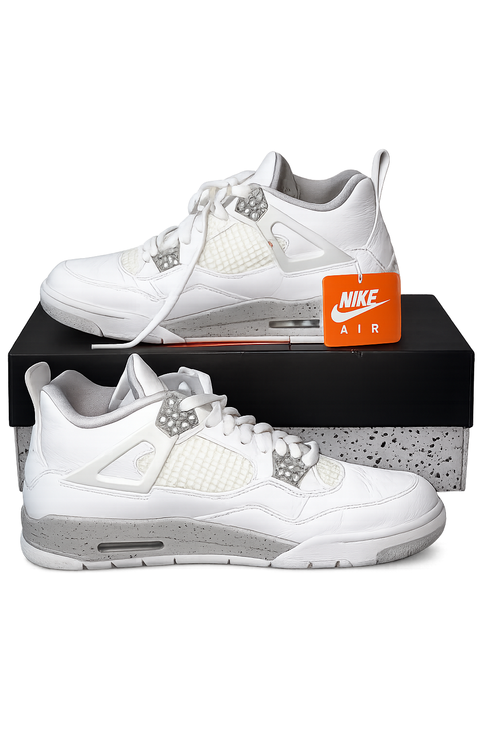 Air Jordan 4 Retro "White Oreo" (2021) (Size 9)