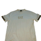 EA7 Emporio Armani Core Logo T-Shirt with Contrast Sleeve Tape Size S