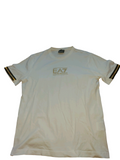 EA7 Emporio Armani Core Logo T-Shirt with Contrast Sleeve Tape Size S