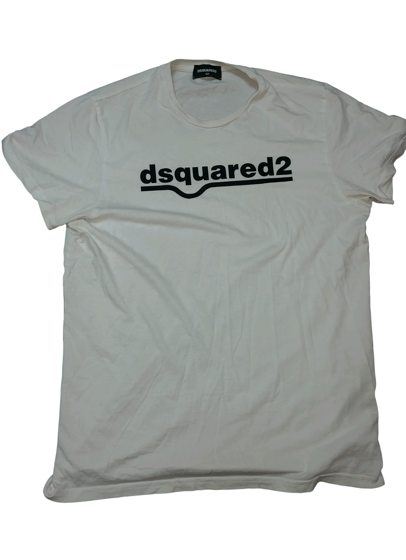Dsquared2 Underline Logo T-Shirt White Size M