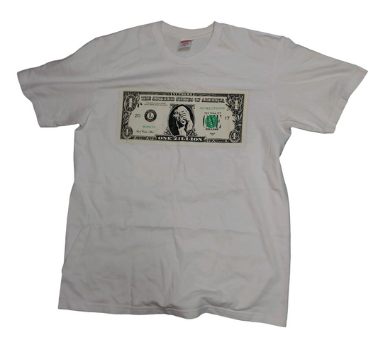 Supreme Zillion Dollar T-Shirt White Size M