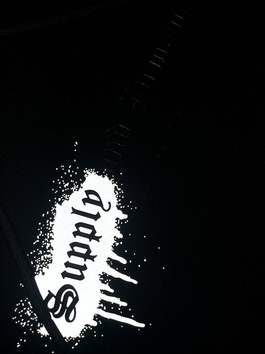 Supply & Demand Marker Reflective Pullover Hoodie Black (Size S)