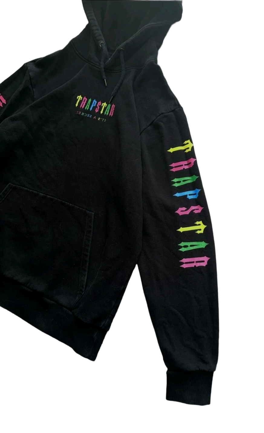 Trapstar “Fast Service” Graphic Hoodie Black Size M