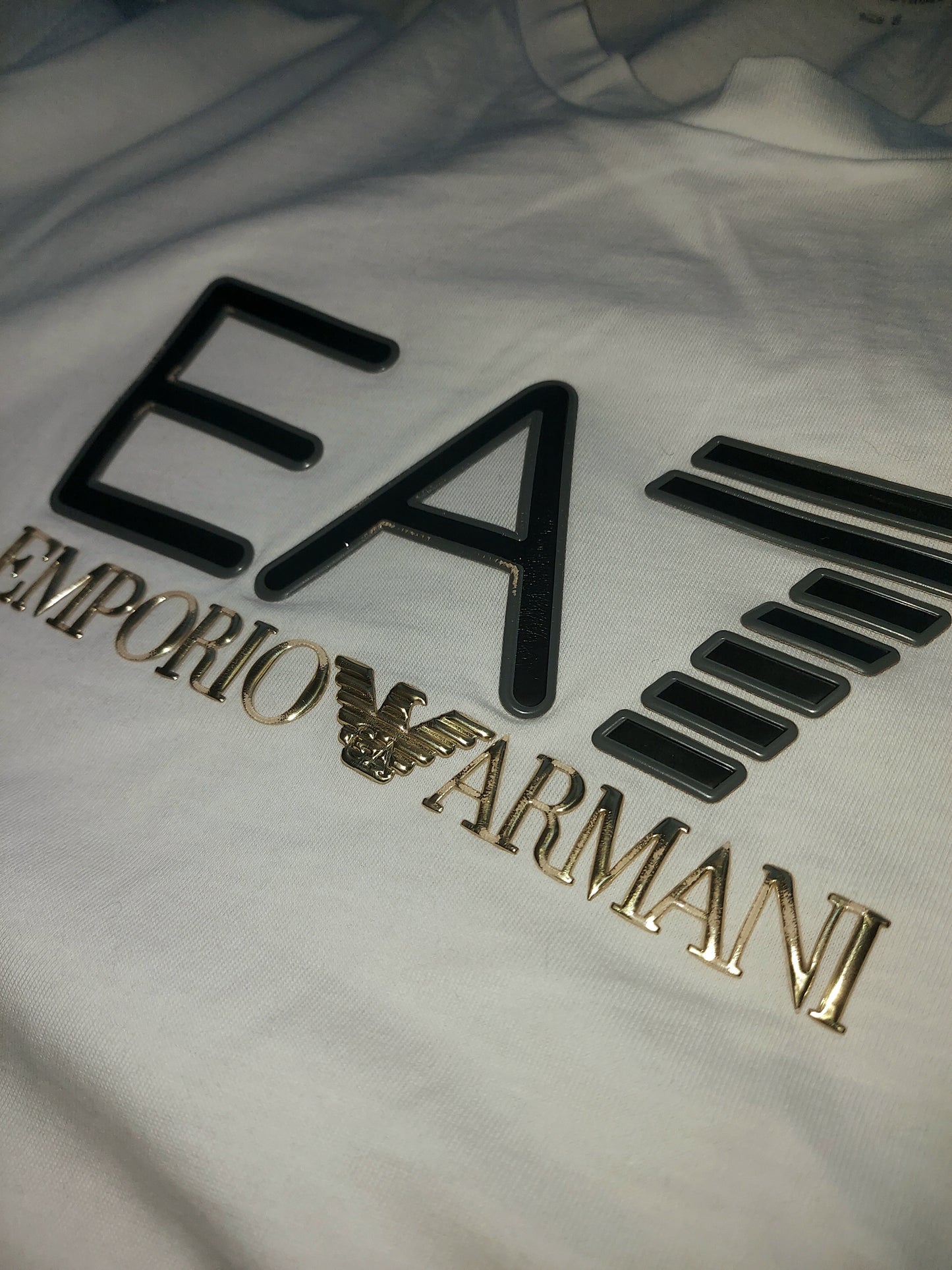 EA7 Emporio Armani Tape Logo T-Shirt Size S
