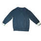 Burberry Kids Check Cuff Zip Cardigan Navy Size 3 Years