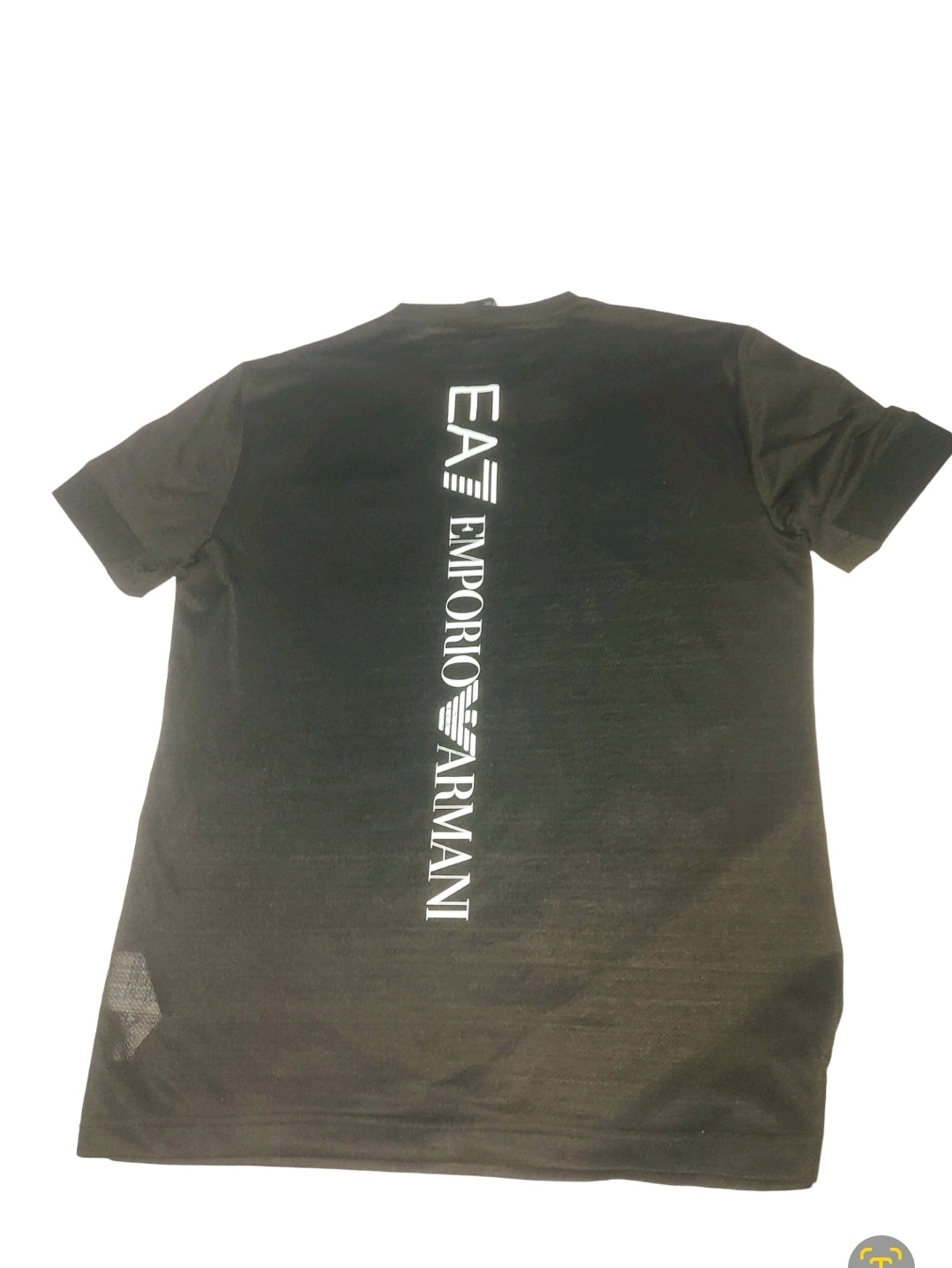 EA7 Emporio Armani Train Visibility Vertical Logo T-Shirt – Black - Size Small