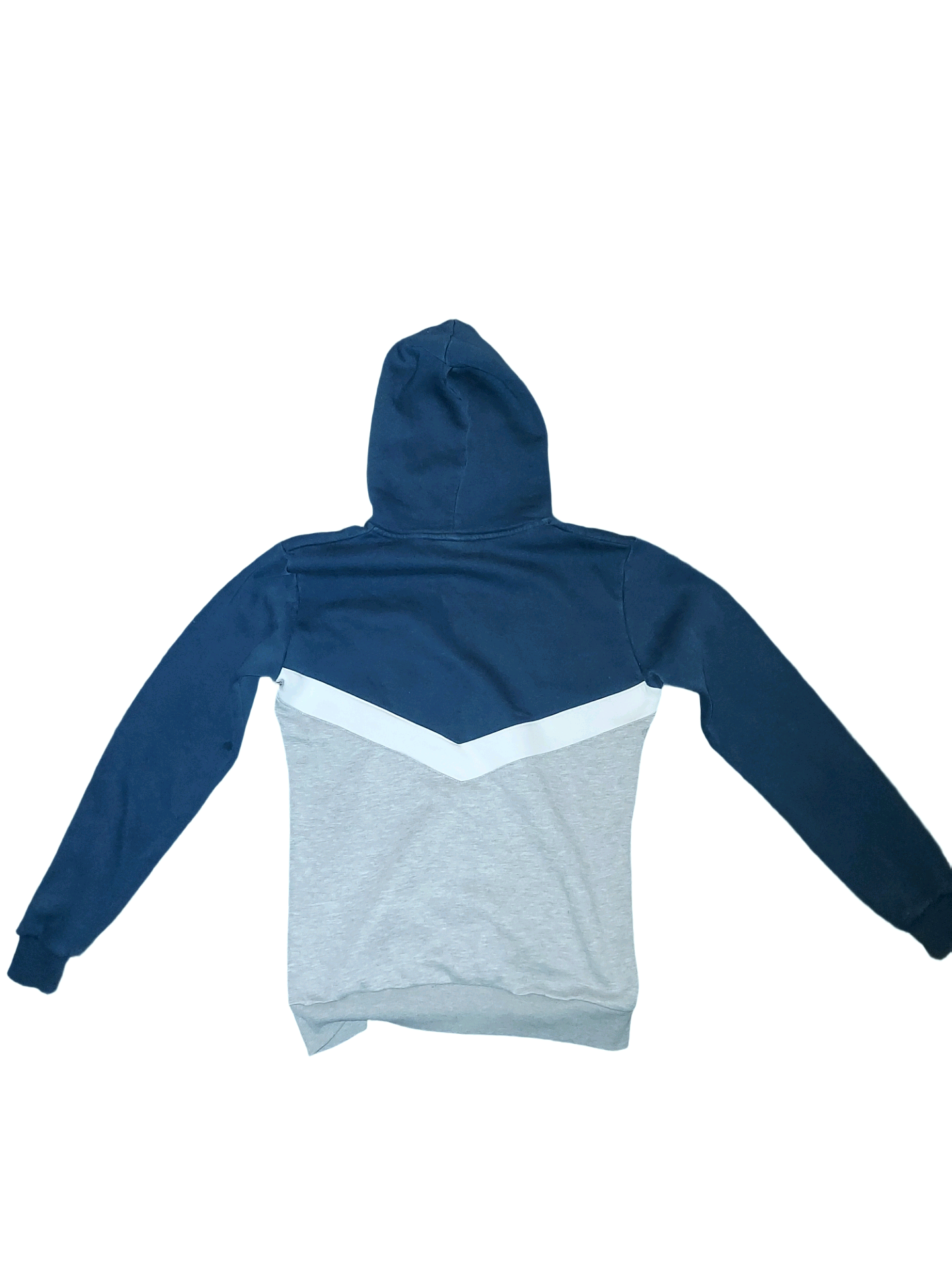 Tax3 It’s Relevant 2.0 Chevron Hoodie Navy Grey (TT 2.0)