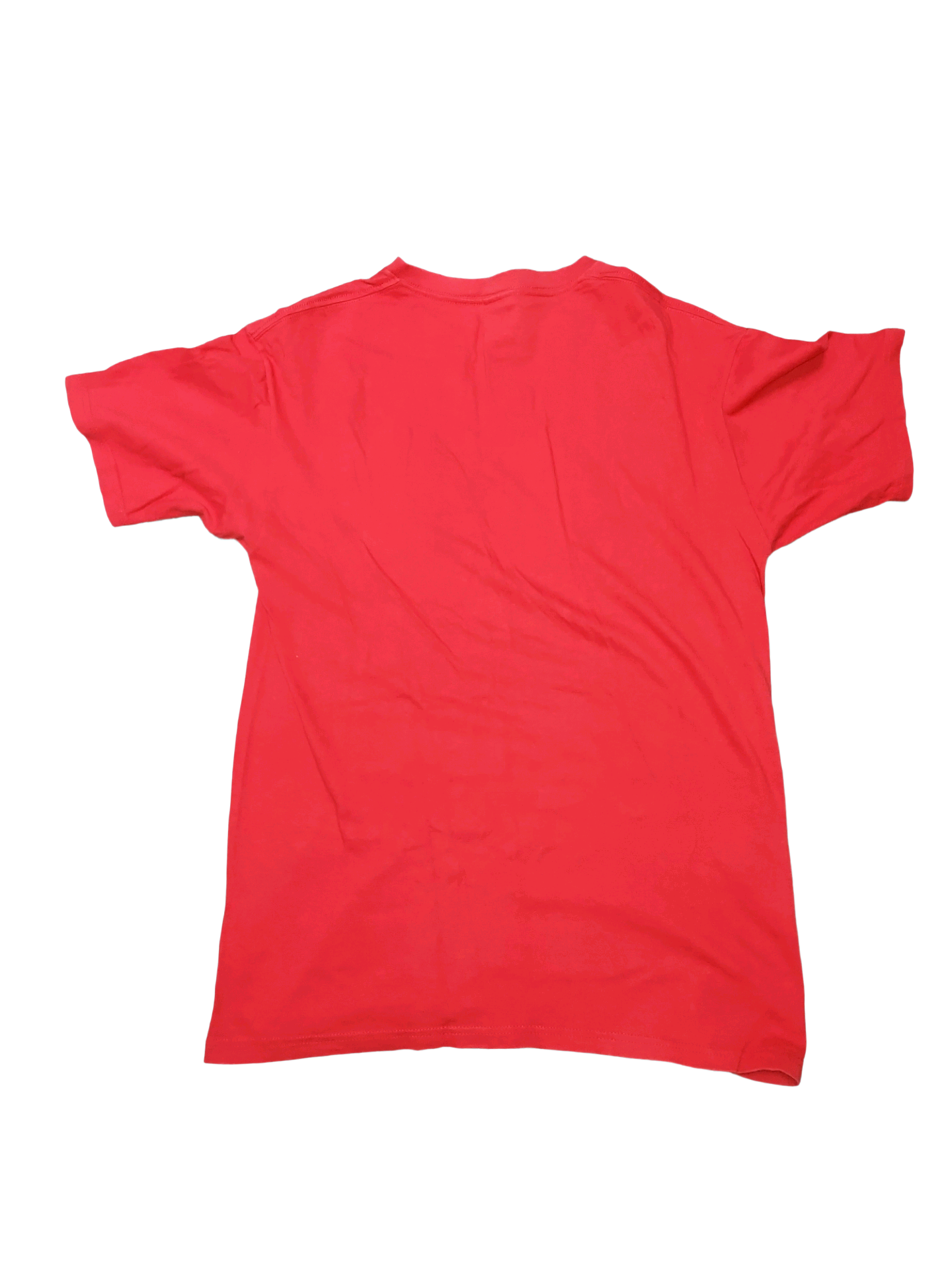 Supreme T-shirt featuring vertical gradient logo print