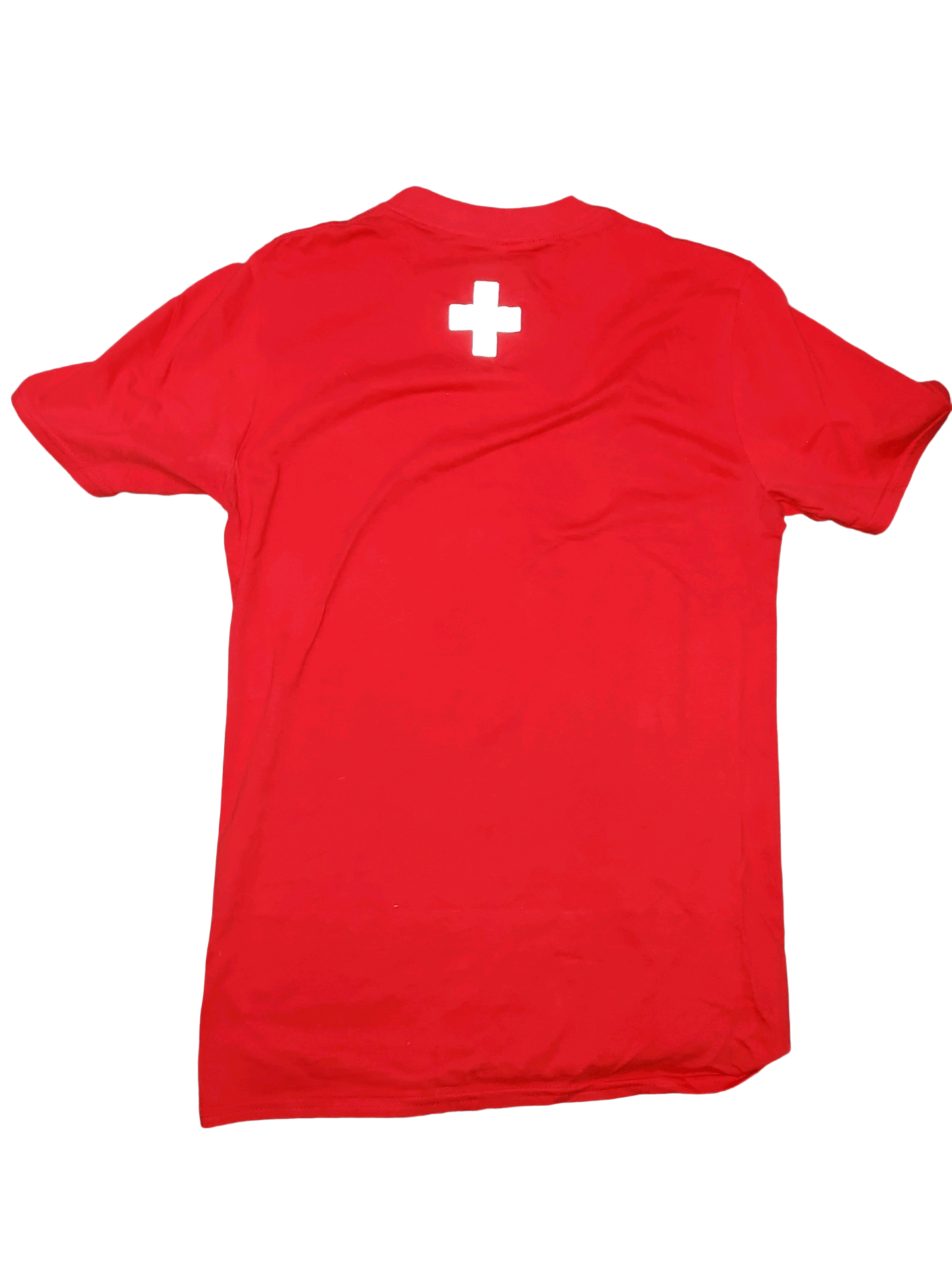Places + Faces Reflective Logo T-Shirt Red Size M