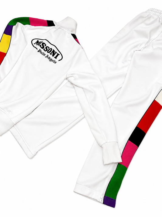 Palm Angels x Missoni Track Jacket & Track Pants Set (White)