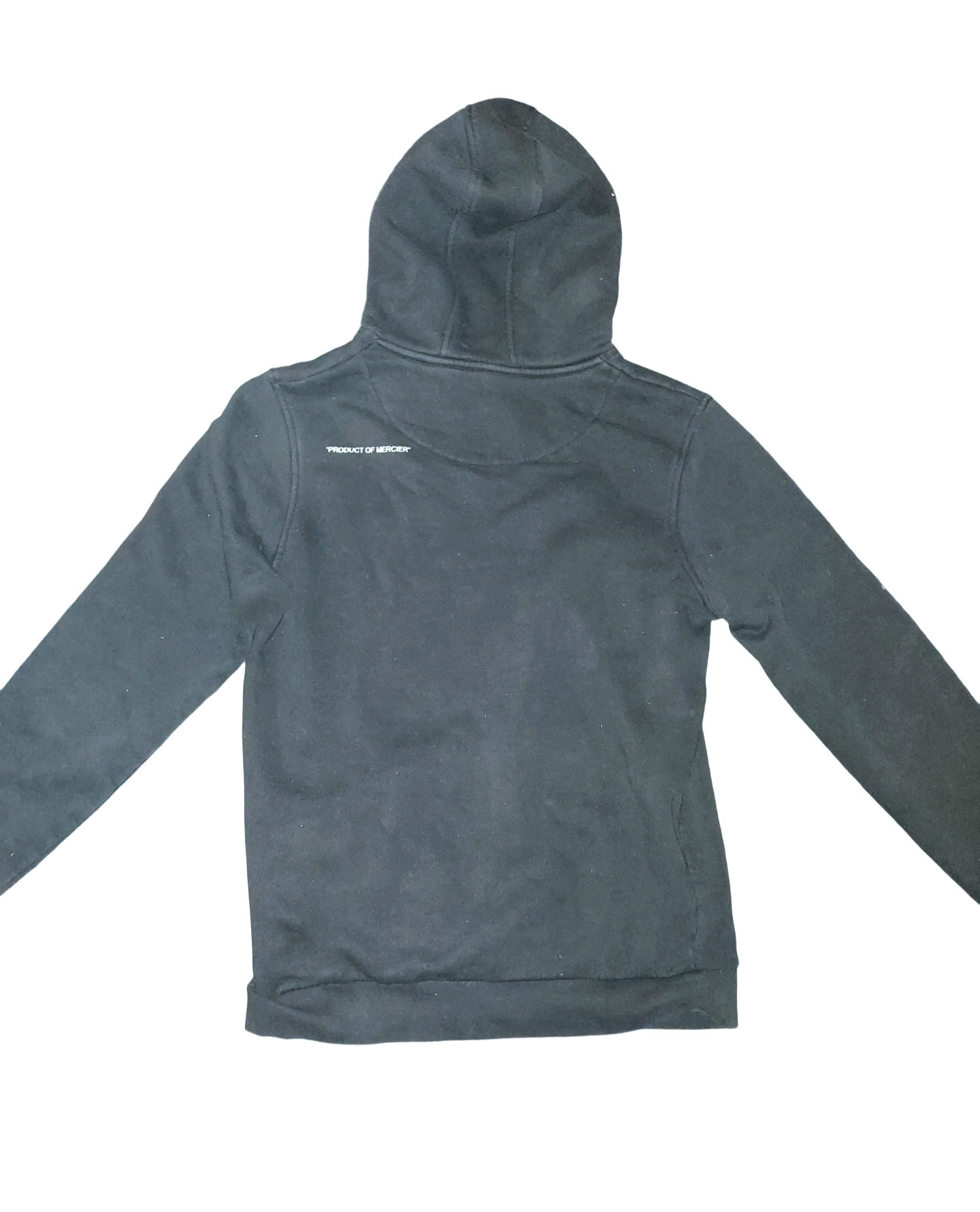 Mercier Printed Badge Hoodie Black Size Small (Fits Medium)