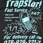 Trapstar “Fast Service” Graphic Hoodie Black Size M