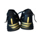 EA7 Emporio Armani Crusher Distance Knit Trainers – Black/Gold (Size 9)