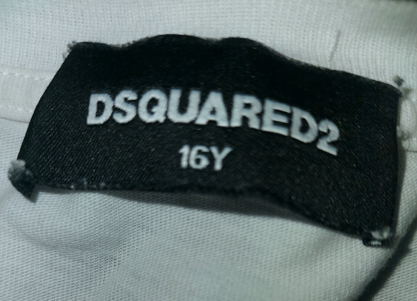 Dsquared2 Underline Logo T-Shirt White Size M