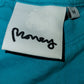 Money Clothing Script Logo T-Shirt Blue Size M