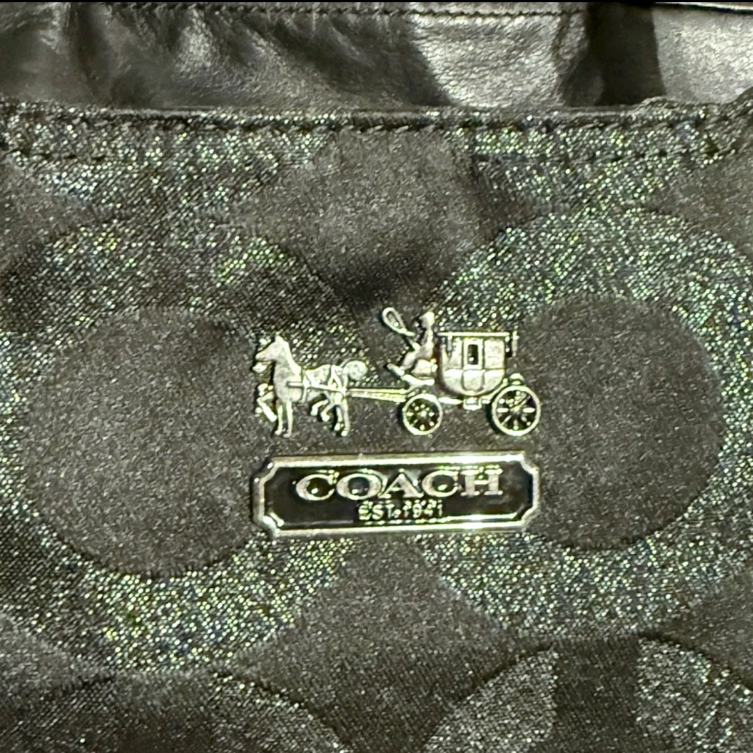 Coach Signature Tote Bag & Leather Wallet Set