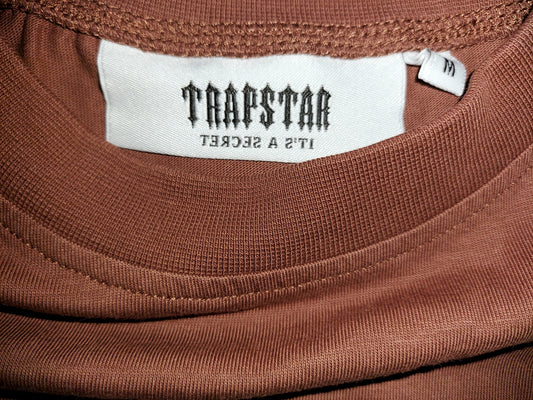 Trapstar London “It’s A Secret” Script Logo T-Shirt Brown Size M