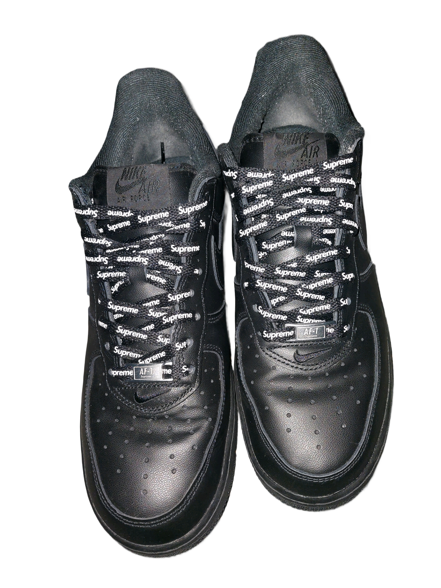 Nike x Supreme Air Force 1 Low Black Size 8.5