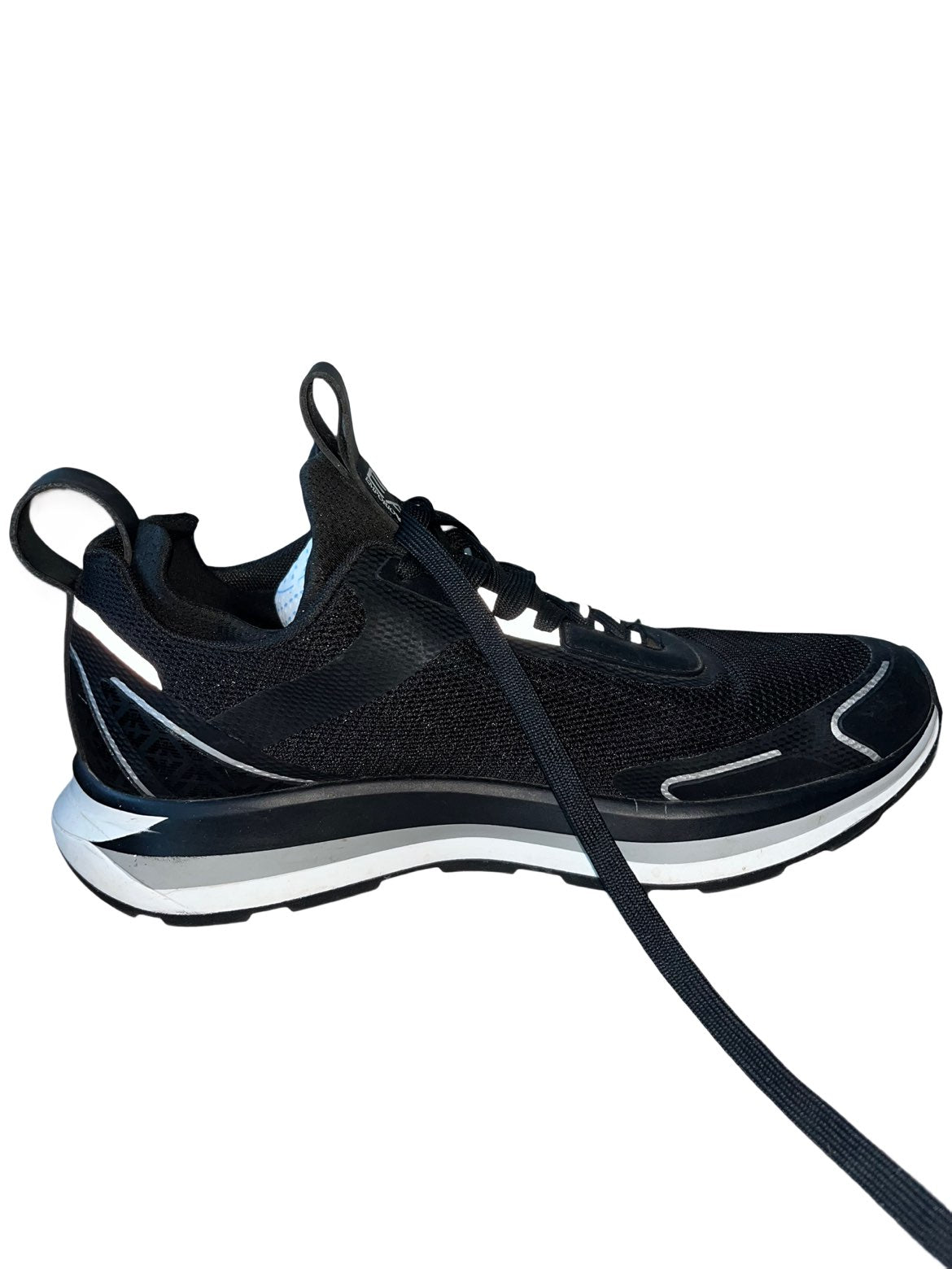 EA7 Emporio Armani Visibility Runner Trainers – Black/White (Size 9)