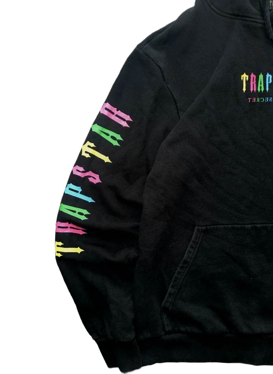 Trapstar “Fast Service” Graphic Hoodie Black Size M