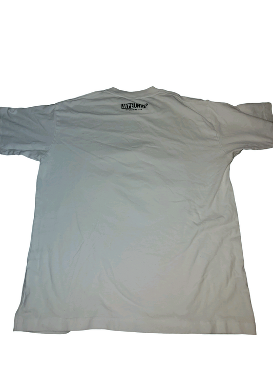 AAPE By A Bathing Ape Embossed Ape Head Logo T-Shirt White Size M