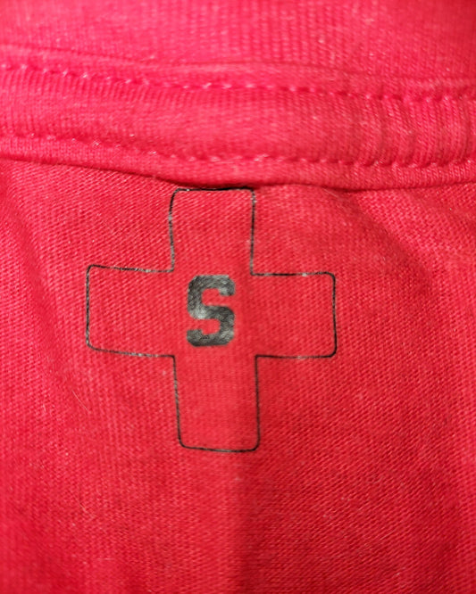 Places + Faces Reflective Logo T-Shirt Red Size M