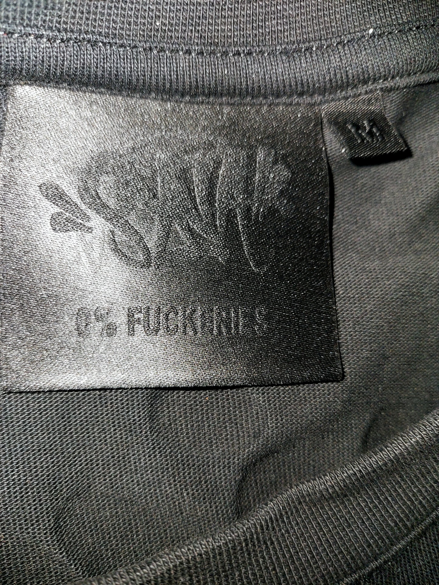 Syna World “Forgive Me” Script T-Shirt Grey Size M