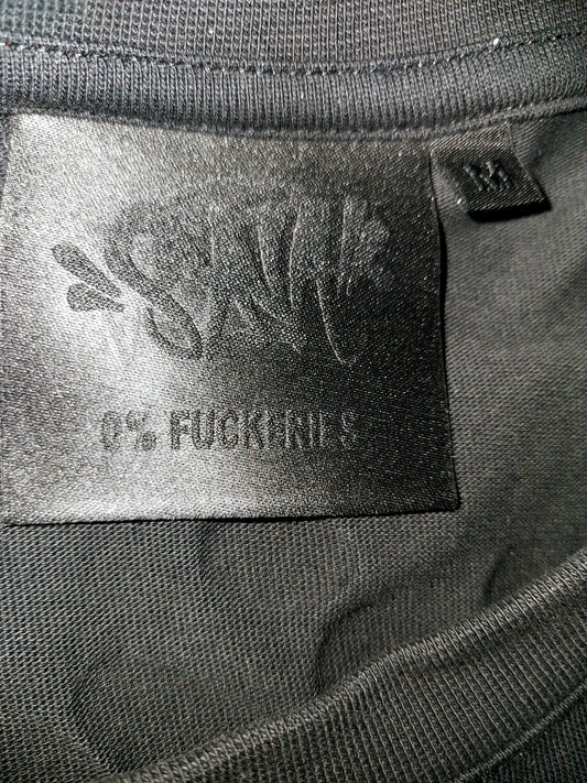 Syna World “Forgive Me” Script T-Shirt Grey Size M