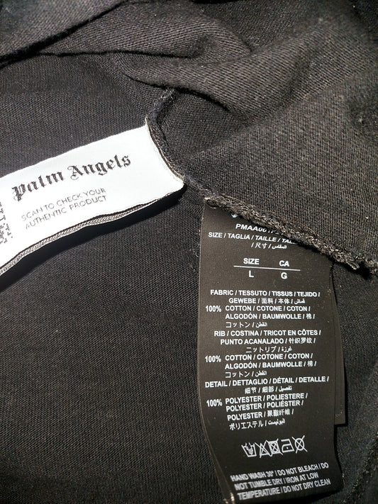 Palm Angels Racing Star T-Shirt Black Size Large