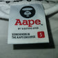 AAPE By A Bathing Ape Embossed Ape Head Logo T-Shirt White Size M