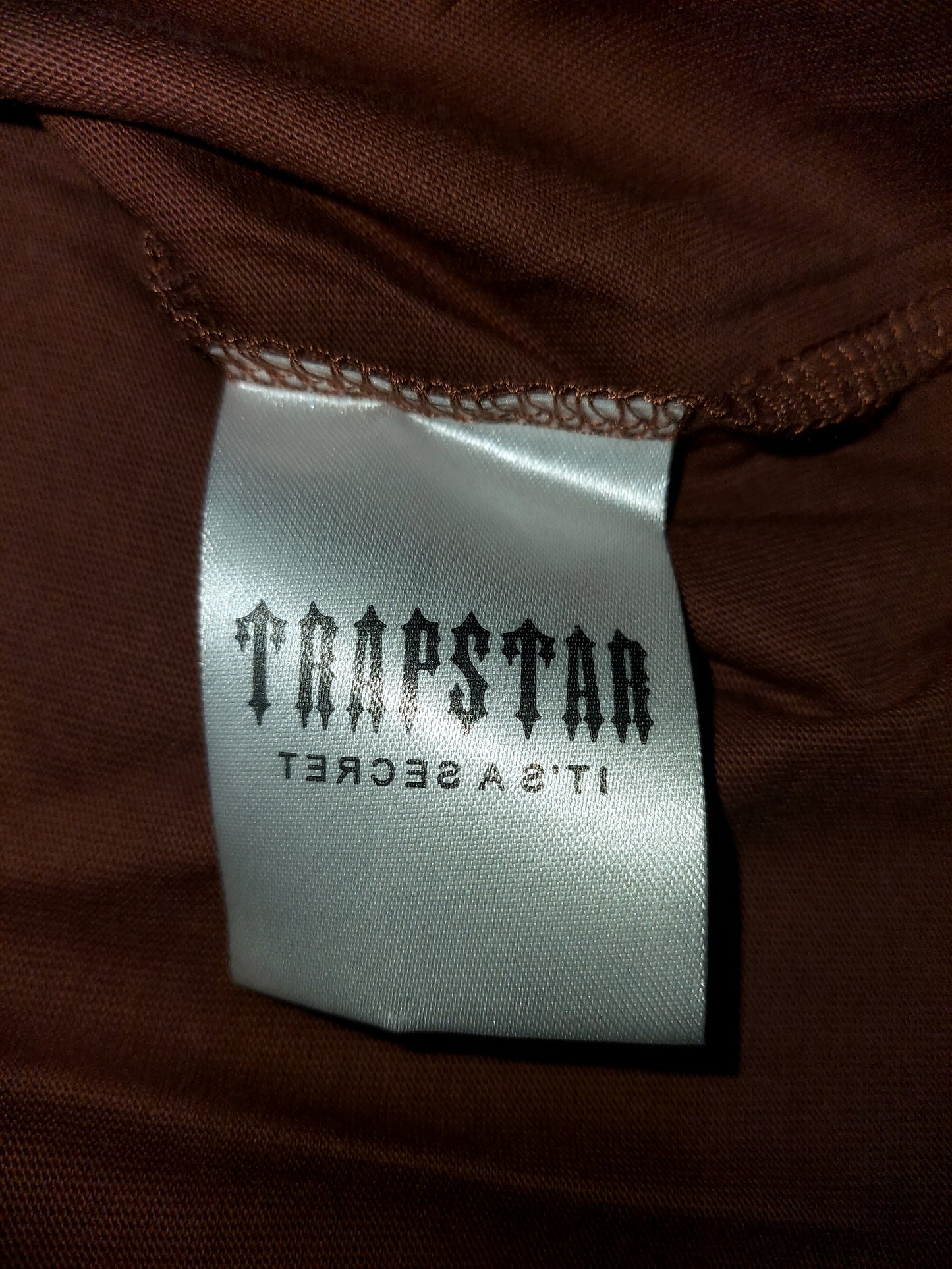 Trapstar London “It’s A Secret” Script Logo T-Shirt Brown Size M