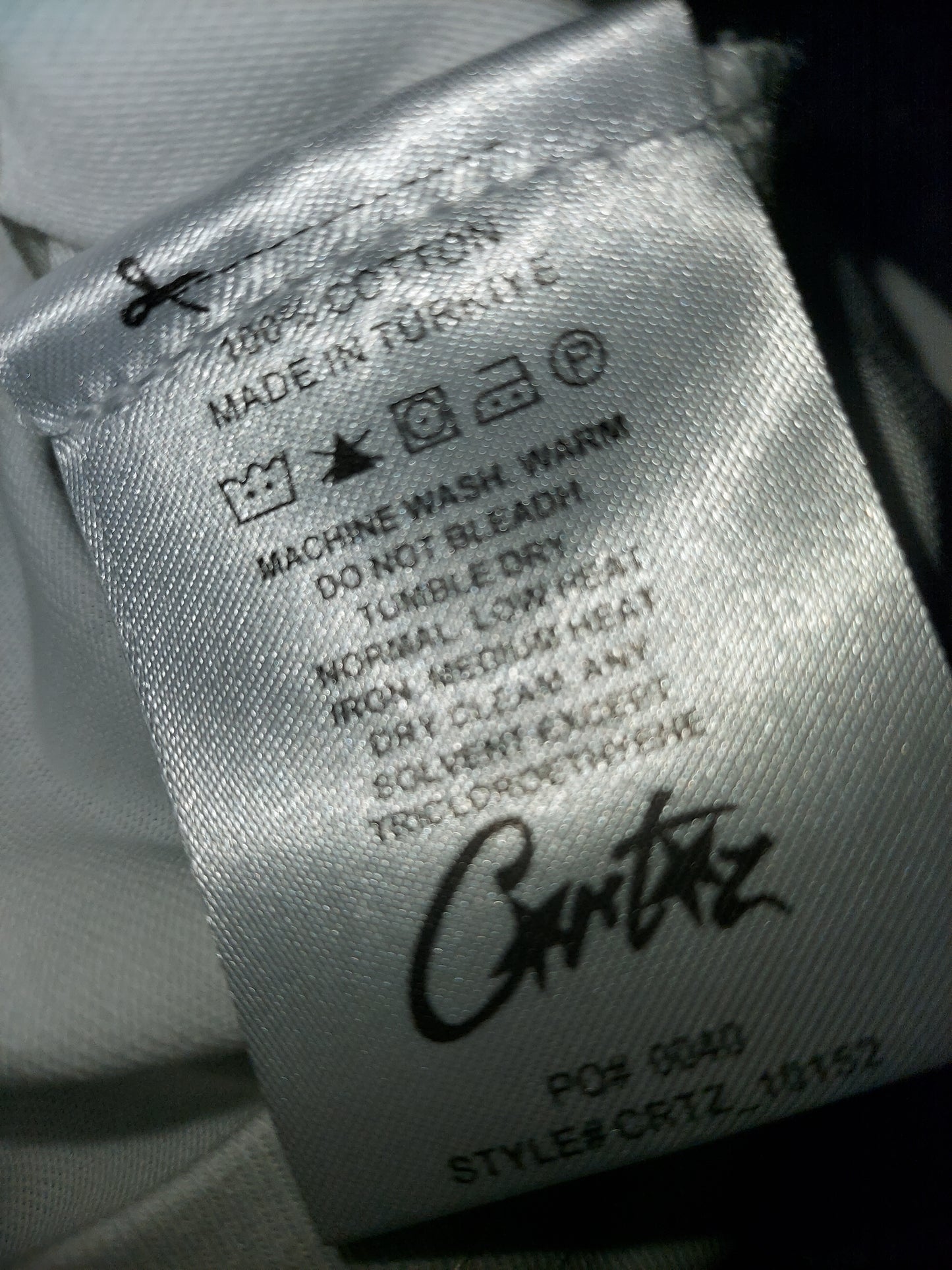 Corteiz Vortex Hands Tee Black (Size M)