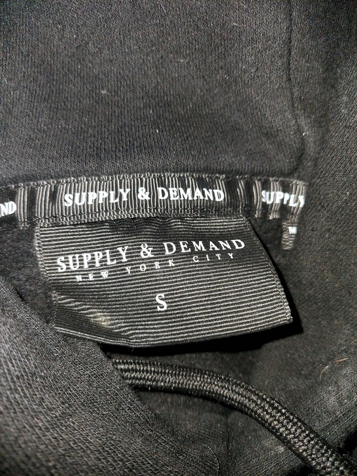 Supply & Demand Marker Reflective Pullover Hoodie Black (Size S)
